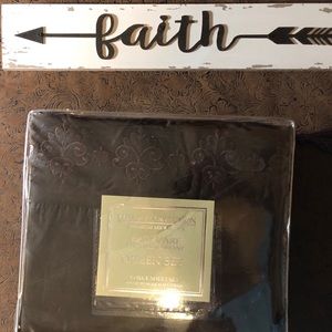 Luxury microfiber sheets.